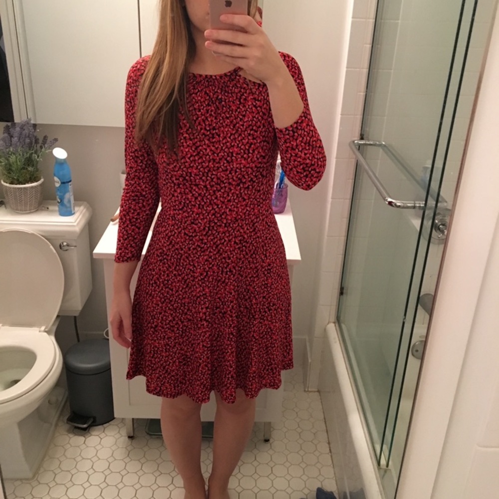 Michael Kors (size small) pink and red heart dress